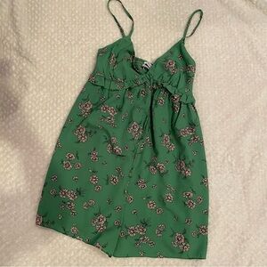 Urban Outfitters Mara Printed Ruffle Romper